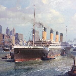 Art Print - RMS Olympic arrives in New York