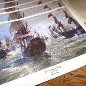 Art Print - The Four Days Battle, June 11 1666