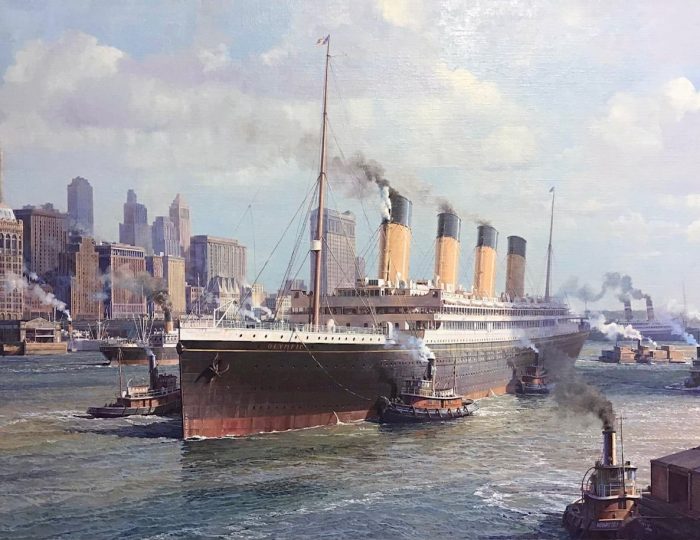 RMS Olympic arrives in New York RMS Olympic arrives in New York